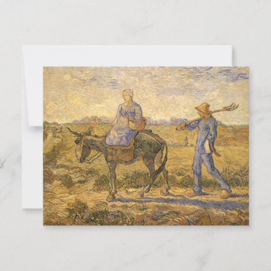 ヴィンセント・ヴァン・ゴッホ – 農夫の夫婦が働く (正面)