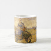 ヴィンセント・ヴァン・ゴッホ – 農夫の夫婦が働く コーヒーマグカップ (中央)
