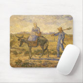 ヴィンセント・ヴァン・ゴッホ – 農夫の夫婦が働く マウスパッド (マウス)