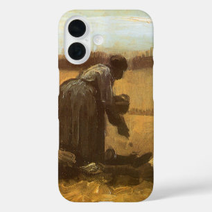 ヴィンセント・ヴァン・ゴッホ - 農民がじゃがいもを植える iPhone 16ケース