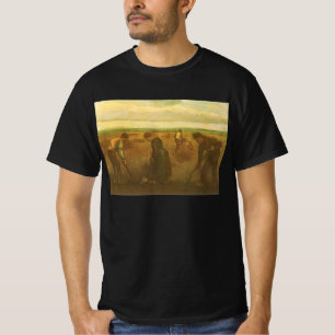 ヴィンセント・ヴァン・ゴッホ - 農民がじゃがいもを植える Tシャツ