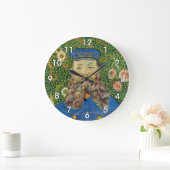 ヴィンセント・ヴァン・ゴッホ - 郵便配達人ジョセフ・ルーラン ラージ壁時計 (ホーム)