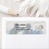 ヴィンセント・ヴァン・ゴッホ - 酒飲みたち（ダウミアー作の模写） ラベル (インサイチュ)