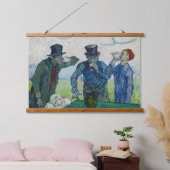 ヴィンセント・ヴァン・ゴッホ - 酒飲みたち(ダウミアー作の模写) 吊り下げ型タペストリー (寝室)