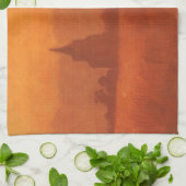 ヴィンセント・ヴァン・ゴッホ - 野原の古塔 キッチンタオル (折り畳み)