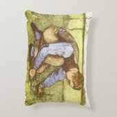 ヴィンセント・ヴァン・ゴッホ – 鎌で草刈り少年 アクセントクッション (裏面(縦))