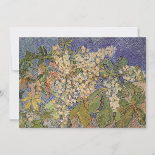 ヴィンセント・ヴァン・ゴッホ - 開花する栗の枝 (正面)