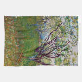 ヴィンセント・ヴァン・ゴッホ – 開花果樹園 キッチンタオル (横)