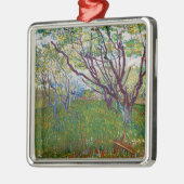 ヴィンセント・ヴァン・ゴッホ – 開花果樹園 メタルオーナメント (左)