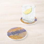 ヴィンセント・ヴァン・ゴッホ - 雨のオーベールの風景 コースター (側面)