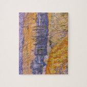 ヴィンセント・ヴァン・ゴッホ - 雨のオーベールの風景 ジグソーパズル (縦)