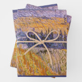 ヴィンセント・ヴァン・ゴッホ - 雨のオーベールの風景 ラッピングペーパーシート (インサイチュ)