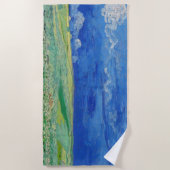 ヴィンセント・ヴァン・ゴッホ - 雷雲の下の麦畑 ビーチタオル (正面)