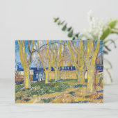 ヴィンセント・ヴァン・ゴッホ - 青い列車 招待状 (スタンド正面)