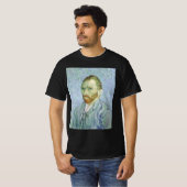 ヴィンセント・ヴァン・ゴッホ - 青い服の自画像 Tシャツ (正面フル)