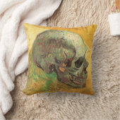 ヴィンセント・ヴァン・ゴッホ – 静物画とスカル クッション (ブランケット)