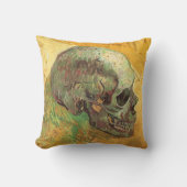 ヴィンセント・ヴァン・ゴッホ – 静物画とスカル クッション (正面)