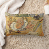 ヴィンセント・ヴァン・ゴッホ – 静物画スケッチ委員会 ランバークッション (ブランケット)