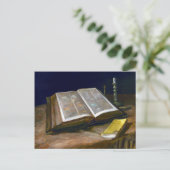 ヴィンセント・ヴァン・ゴッホ・静物聖書 ポストカード (スタンド正面)