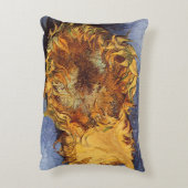 ヴィンセント・ヴァン・ゴッホ – 静物詩: 2つの切り取ったひまわり アクセントクッション (裏面(縦))
