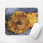 ヴィンセント・ヴァン・ゴッホ – 静物詩： 2つの切り取ったひまわり マウスパッド (マウス)