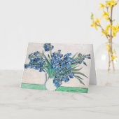 ヴィンセント・ヴァン・ゴッホ - 静物：アヤメの花瓶 カード (黄色い花)
