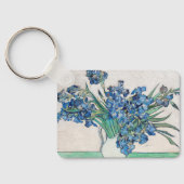 ヴィンセント・ヴァン・ゴッホ - 静物：アヤメの花瓶 キーホルダー (裏面)