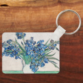 ヴィンセント・ヴァン・ゴッホ - 静物：アヤメの花瓶 キーホルダー (正面)