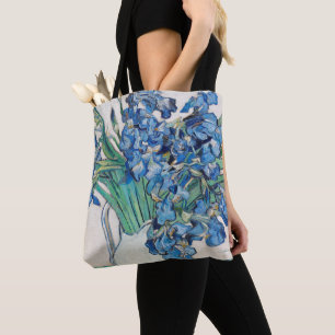 ヴィンセント・ヴァン・ゴッホ - 静物：アヤメの花瓶 トートバッグ