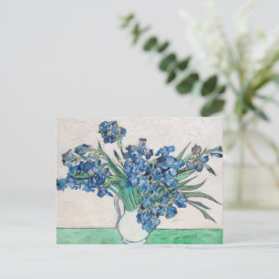 ヴィンセント・ヴァン・ゴッホ - 静物：アヤメの花瓶 ポストカード