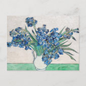 ヴィンセント・ヴァン・ゴッホ - 静物：アヤメの花瓶 ポストカード (正面)