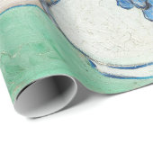 ヴィンセント・ヴァン・ゴッホ - 静物:アヤメの花瓶 ラッピングペーパー (ロールコーナー)