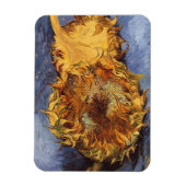 ヴィンセント・ヴァン・ゴッホ - 静物：2本の切り取られたひまわり マグネット (縦)