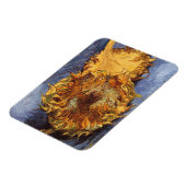 ヴィンセント・ヴァン・ゴッホ - 静物：2本の切り取られたひまわり マグネット (左側)