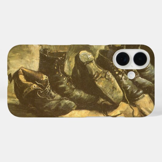 ヴィンセント・ヴァン・ゴッホ - 靴の静物画 三足の靴 Case-Mate iPhoneケース (裏面 (横))