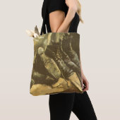 ヴィンセント・ヴァン・ゴッホ - 靴の静物画 三足 トートバッグ (クローズアップ)