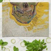 ヴィンセント・ヴァン・ゴッホ - 頭蓋骨 1887 #2 キッチンタオル (折り畳み)