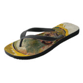 ヴィンセント・ヴァン・ゴッホ - 頭蓋骨 1887 #2 ビーチサンダル (アングル)