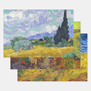ヴィンセント・ヴァン・ゴッホ - 風景画セレクション ラッピングペーパーシート