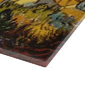 ヴィンセント・ヴァン・ゴッホ - 風景、家、農夫 カッティングボード (角)