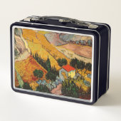 ヴィンセント・ヴァン・ゴッホ - 風景、家、農夫 メタルランチボックス (裏面)