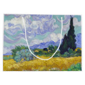 ヴィンセント・ヴァン・ゴッホ - 麦畑と柏の木 ラージペーパーバッグ (裏面)