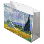 ヴィンセント・ヴァン・ゴッホ - 麦畑と柏の木 ラージペーパーバッグ (裏面アングル)