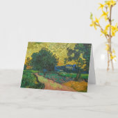 ヴィンセント・ヴァン・ゴッホ - 黄昏の風景 カード (黄色い花)
