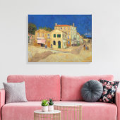 ヴィンセント・ヴァン・ゴッホ - 黄色い家 / 通り キャンバスプリント (インサイチュ (リビング))
