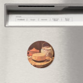 ヴィンセント・ヴァン・ゴッホ - 黄色の麦わら帽子の静物 マグネット (インサイチュ (食洗機))