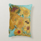 ヴィンセント・ヴァン・ゴッホ-12のひまわりの花瓶 アクセントクッション (裏面(縦))