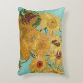 ヴィンセント・ヴァン・ゴッホ-12のひまわりの花瓶 アクセントクッション (正面(垂直))