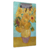 ヴィンセント・ヴァン・ゴッホ-12のひまわりの花瓶 クリップボード (右)