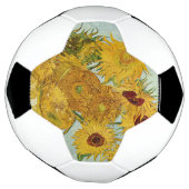 ヴィンセント・ヴァン・ゴッホ-12のひまわりの花瓶 サッカーボール (回転)